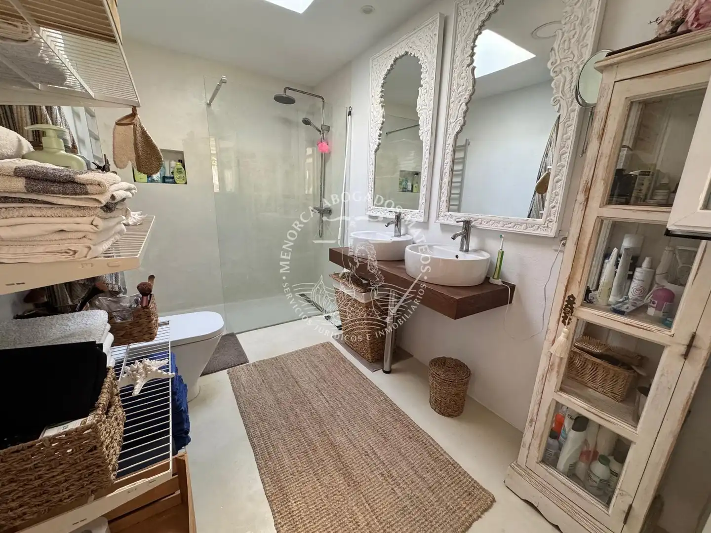 Baño de Finca rústica en venta en Maó - Mahón con Aire acondicionado, Jardín privado y Terraza