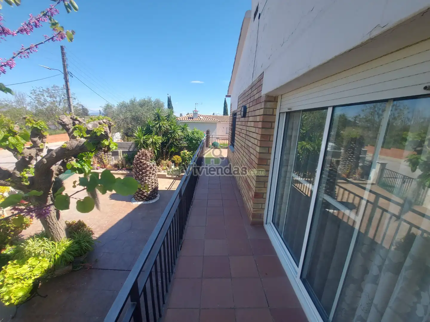 Vista exterior de Casa o chalet en venta en Sant Llorenç d'Hortons con Jardín privado, Terraza y Piscina