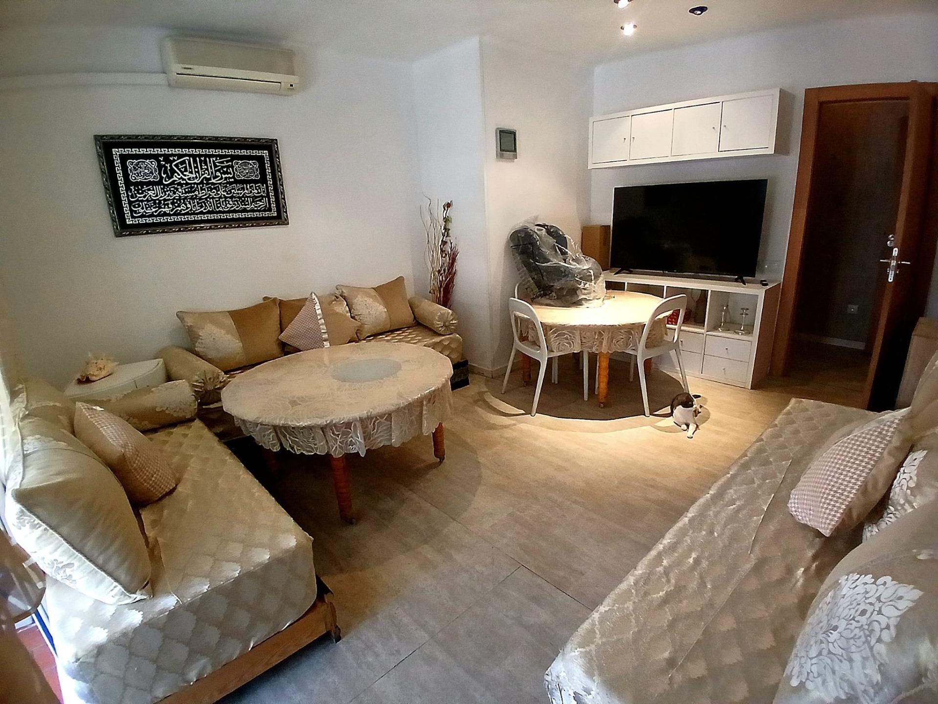 Sala d'estar de Pis en venda en Sant Andreu de la Barca amb Aire condicionat i Balcó