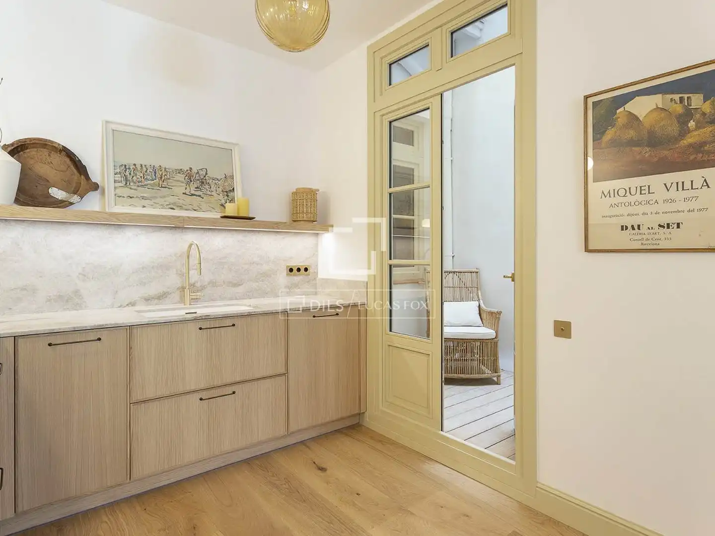 Kitchen of Flat for sale in Barcelona  with Air Conditioner, Heating and Parquet flooring
