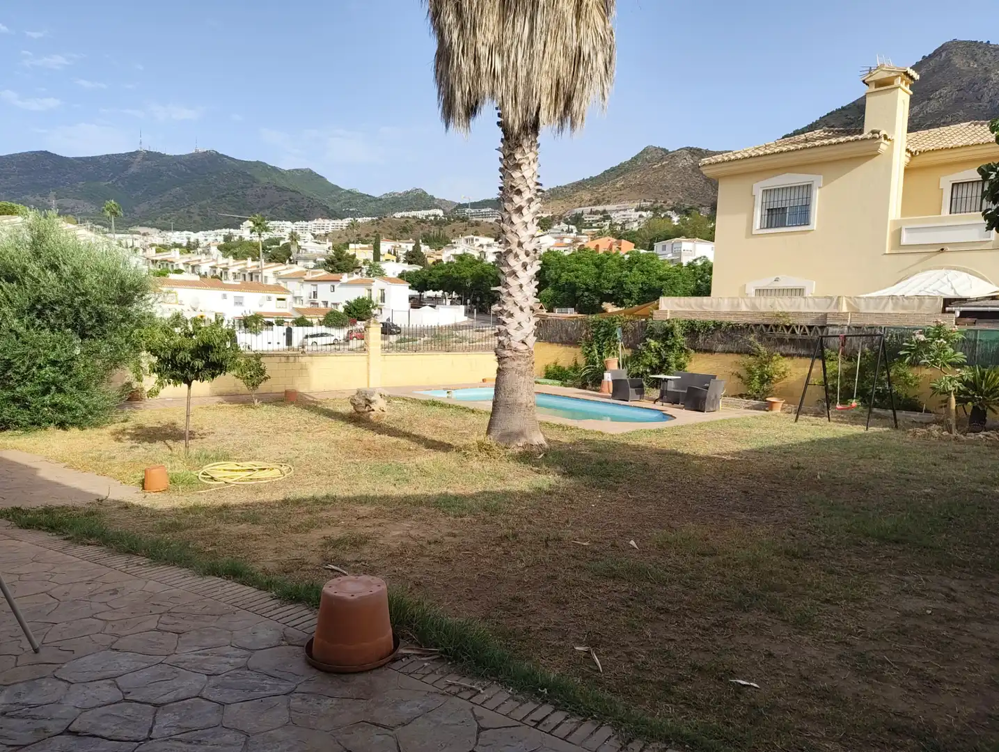Jardí de Casa o xalet en venda en Benalmádena amb Aire condicionat, Calefacció i Jardí privat