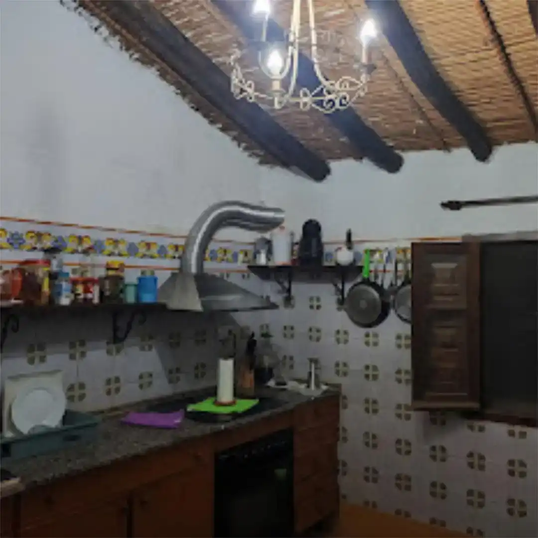 Kitchen of Flat for sale in Lorca  with Air Conditioner, Private garden and Storage room