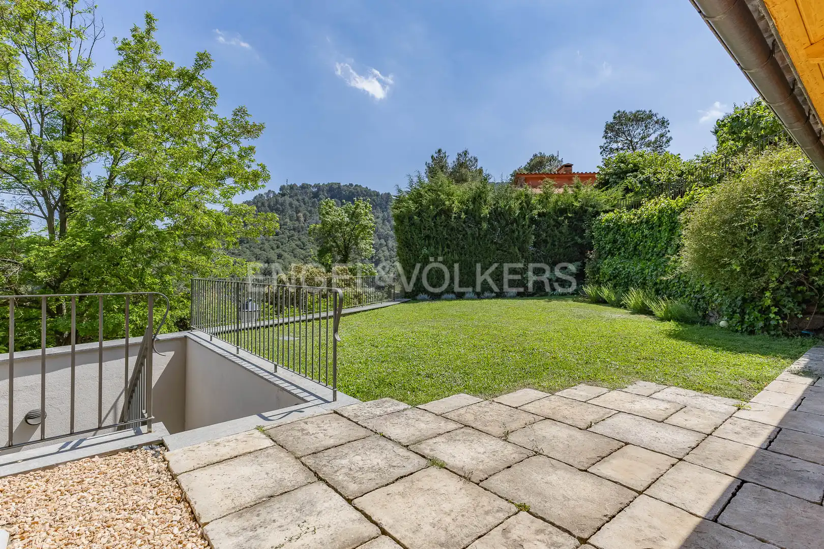 Terraza de Finca rústica en venta en Gallifa con Aire acondicionado, Calefacción y Jardín privado