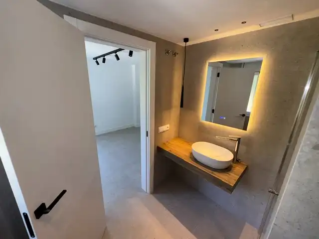 Bathroom of Houses for sale in Sant Pol de Mar  with Air Conditioner, Private garden and Terrace