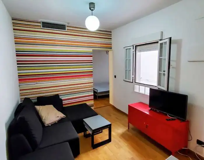 Sala de estar de Piso de alquiler en Madrid con Aire acondicionado, Calefacción y Parquet