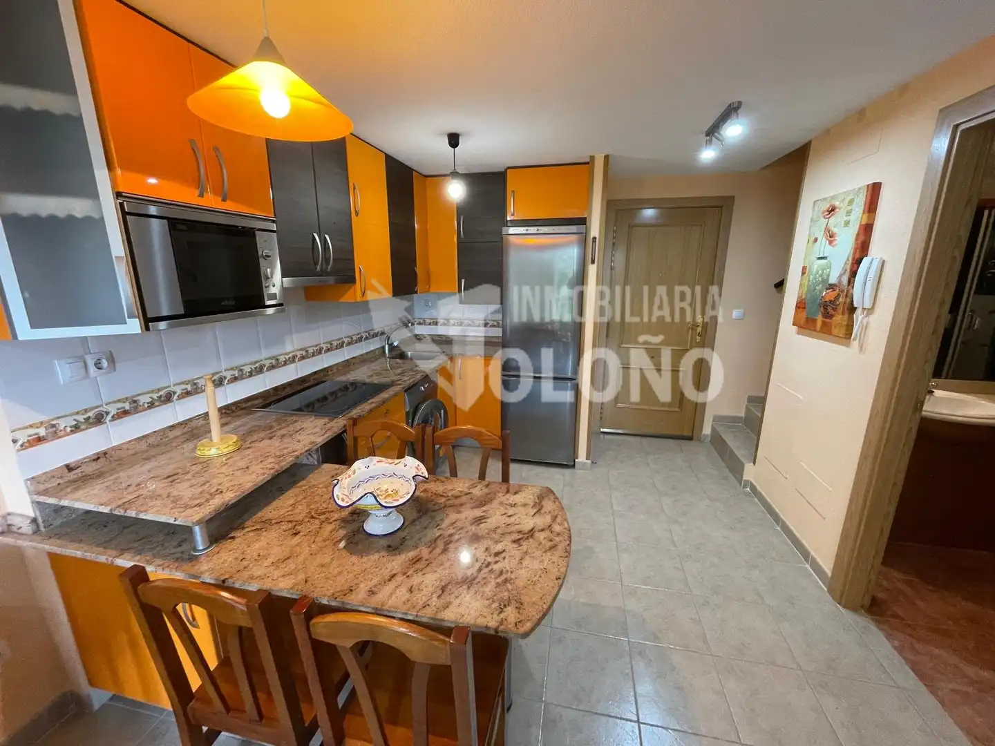 Kitchen of Duplexes for sale in Cuzcurrita de Río Tirón  with Heating, Furnished and Oven