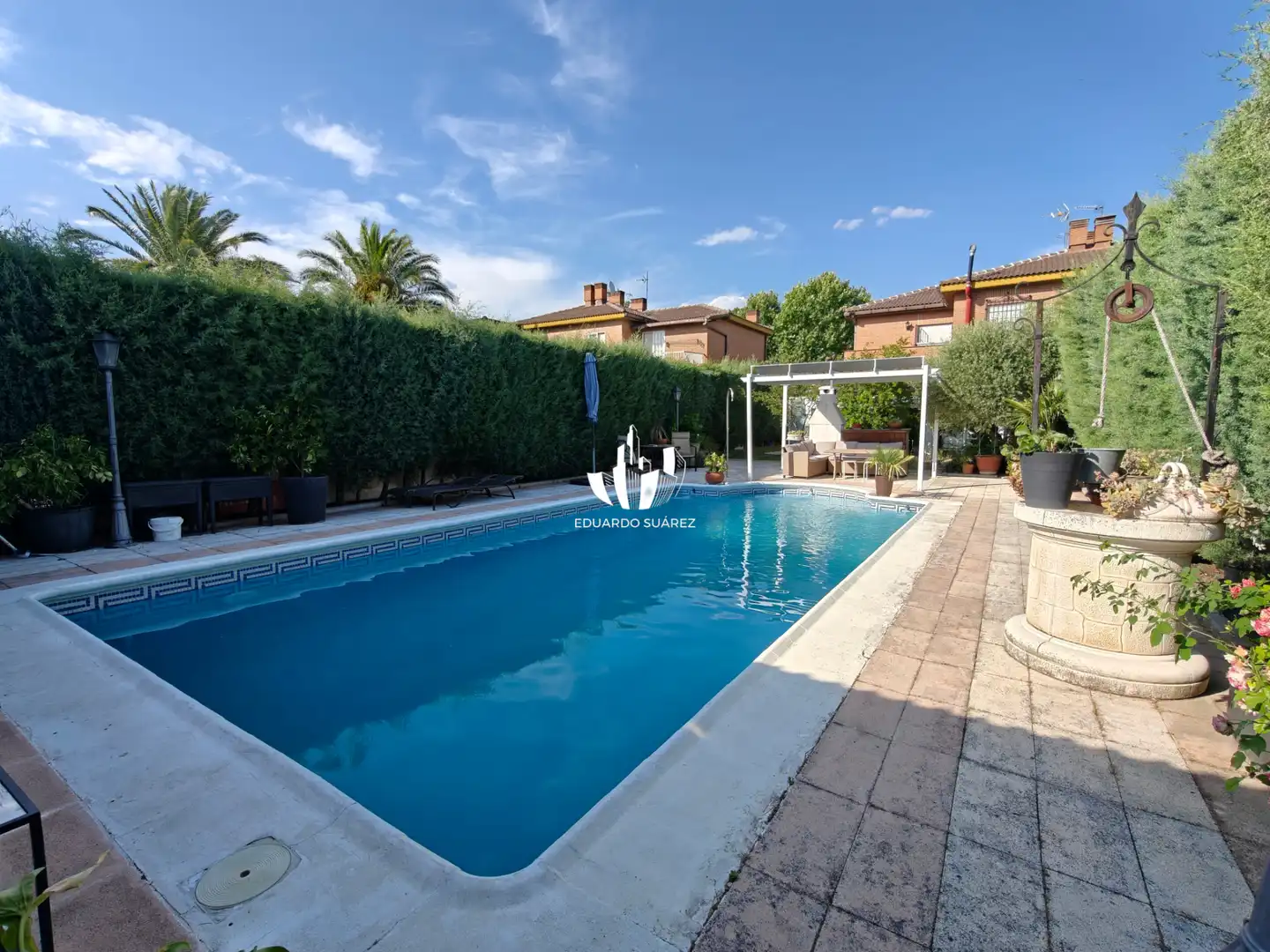 Piscina de Casa o xalet en venda en Rivas-Vaciamadrid amb Calefacció, Jardí privat i Terrassa