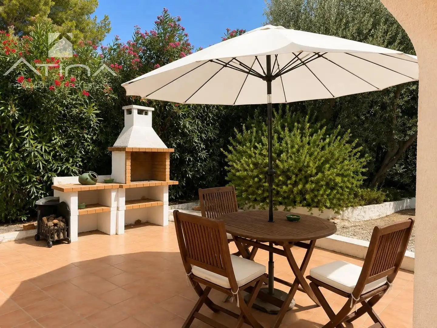 Terrassa de Casa o xalet en venda en Gata de Gorgos amb Aire condicionat, Calefacció i Jardí privat