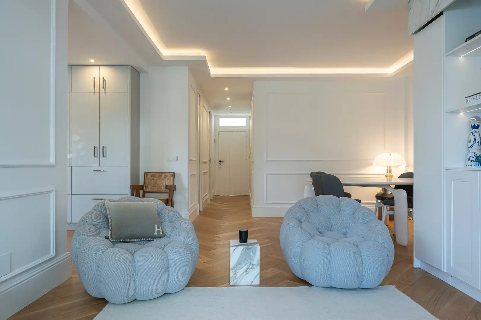 Sala d'estar de Apartament en venda en Marbella amb Aire condicionat, Calefacció i Parquet