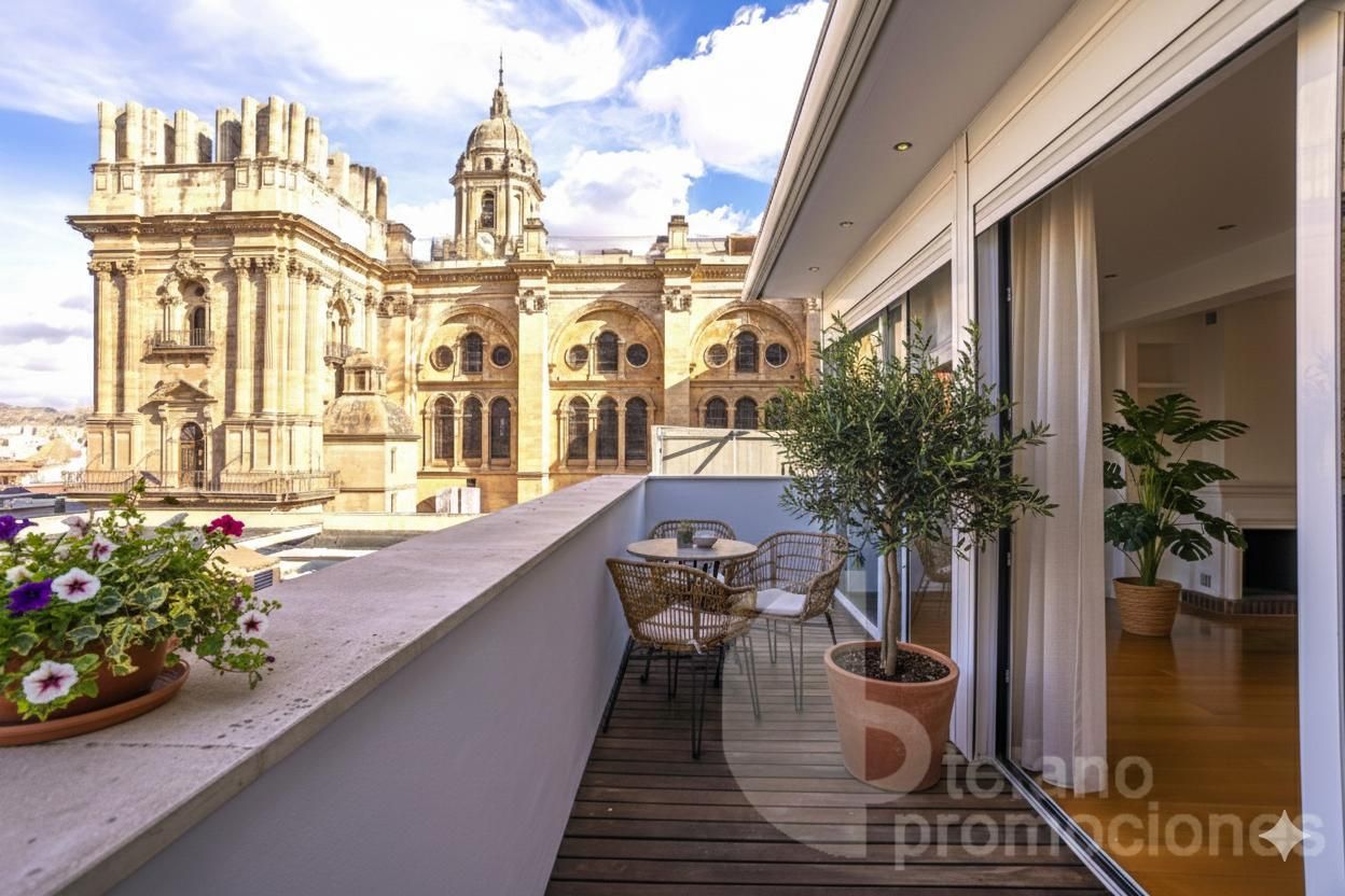 Terrassa de Àtic de lloguer en Málaga Capital amb Aire condicionat, Calefacció i Parquet