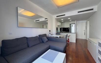 Living room of Flat for sale in  Valencia Capital  with Parquet flooring and Balcony