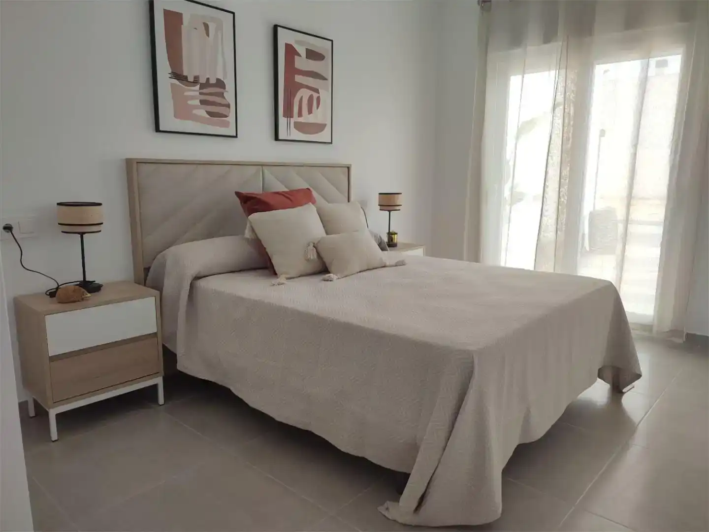 Schlafzimmer von Erdgeschoss zum Verkauf in Torre-Pacheco mit Klimaanlage, Privatgarten und Schwimmbad