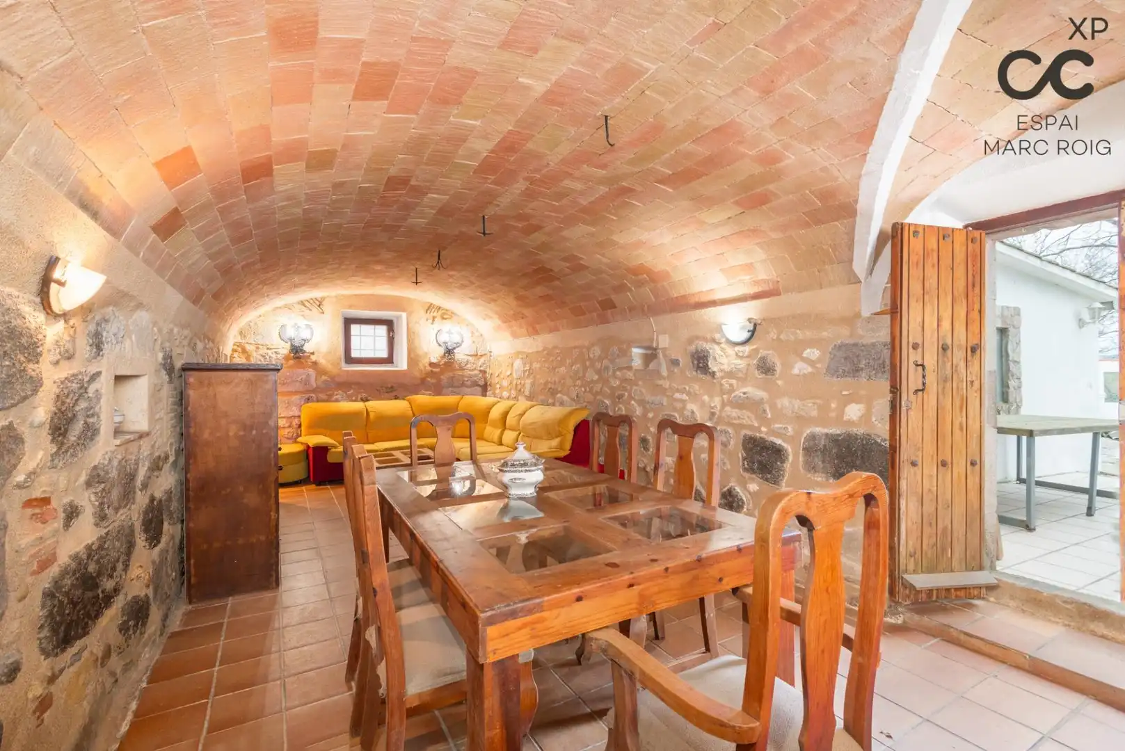 Comedor de Finca rústica en venta en Siurana con Calefacción, Jardín privado y Terraza