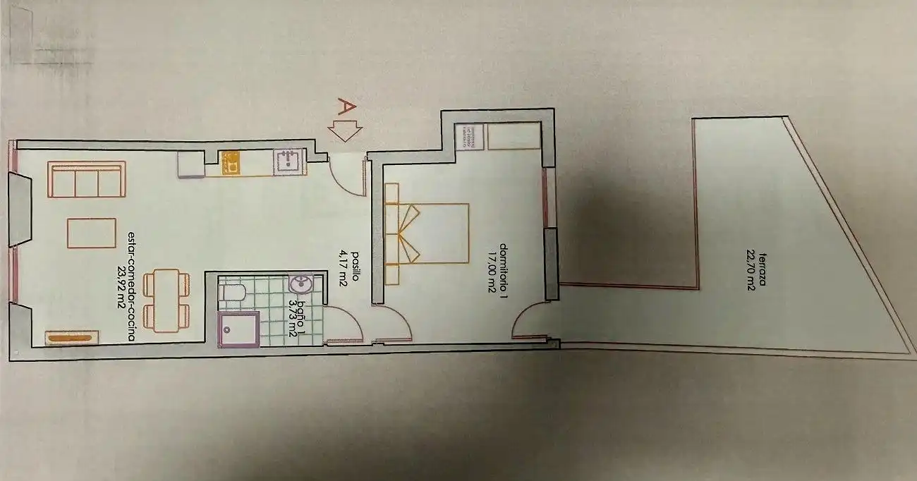 Apartament amb terrassa en venda a Casco Antiguo, imagen 15
