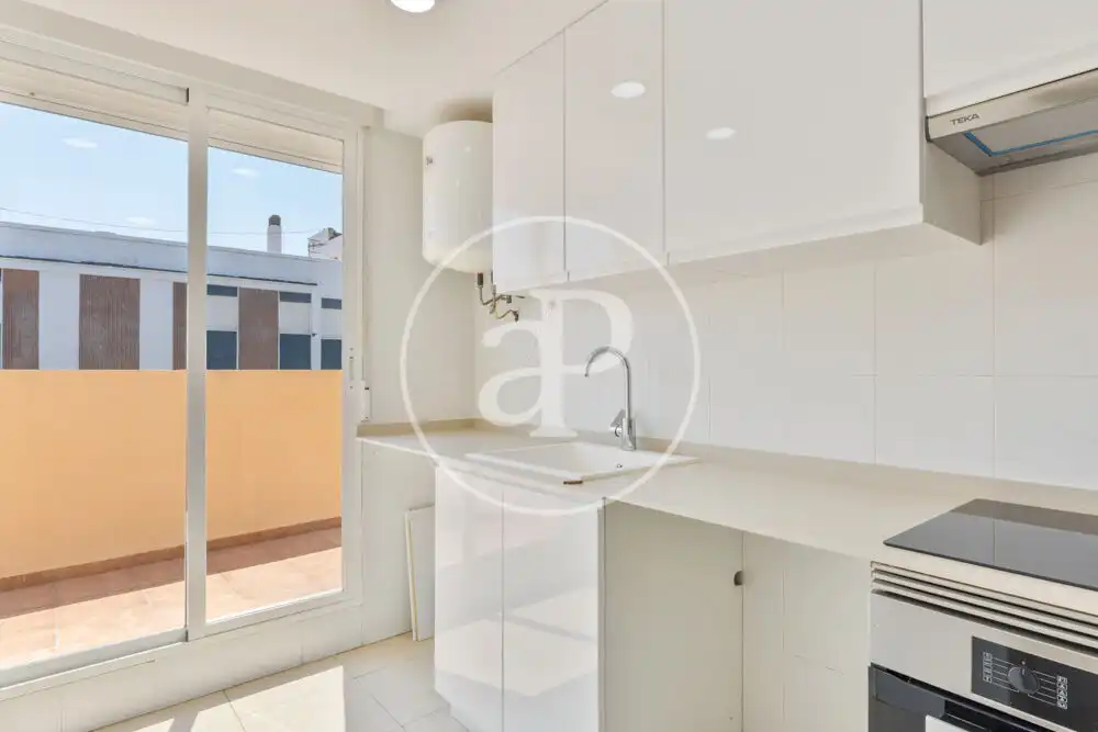 Küche von Wohnung zur Miete in Sagunto / Sagunt mit Klimaanlage, Heizung und Terrasse