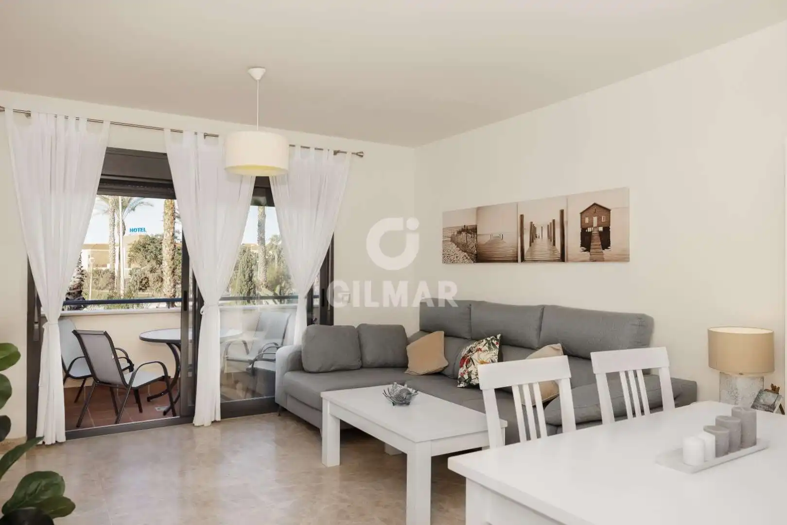 Sala de estar de Piso en venta en Chipiona con Calefacción, Jardín privado y Trastero