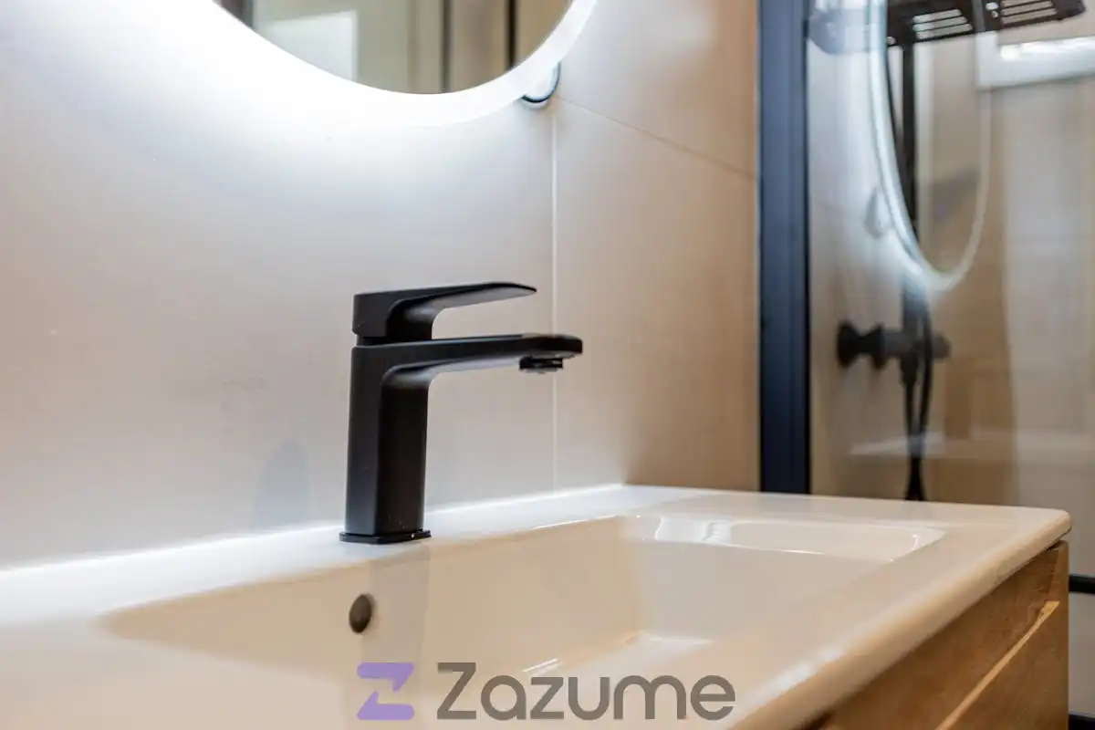 Baño de Piso de alquiler en Madrid con Aire acondicionado, Calefacción y Parquet