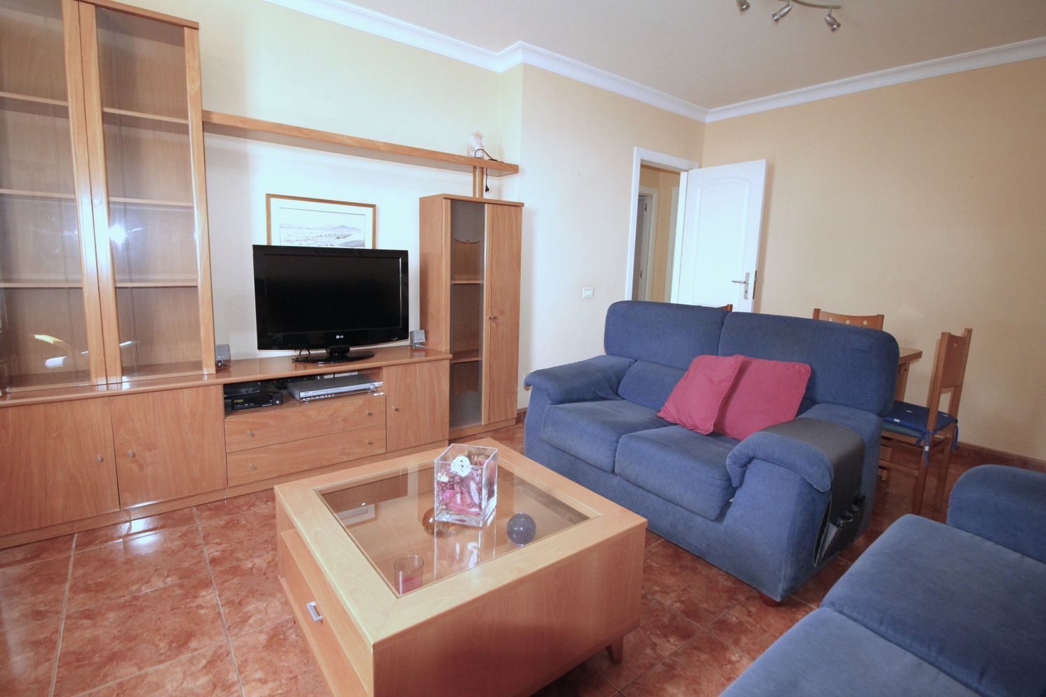 Sala d'estar de Pis de lloguer en  Santa Cruz de Tenerife Capital amb Aire condicionat i Calefacció