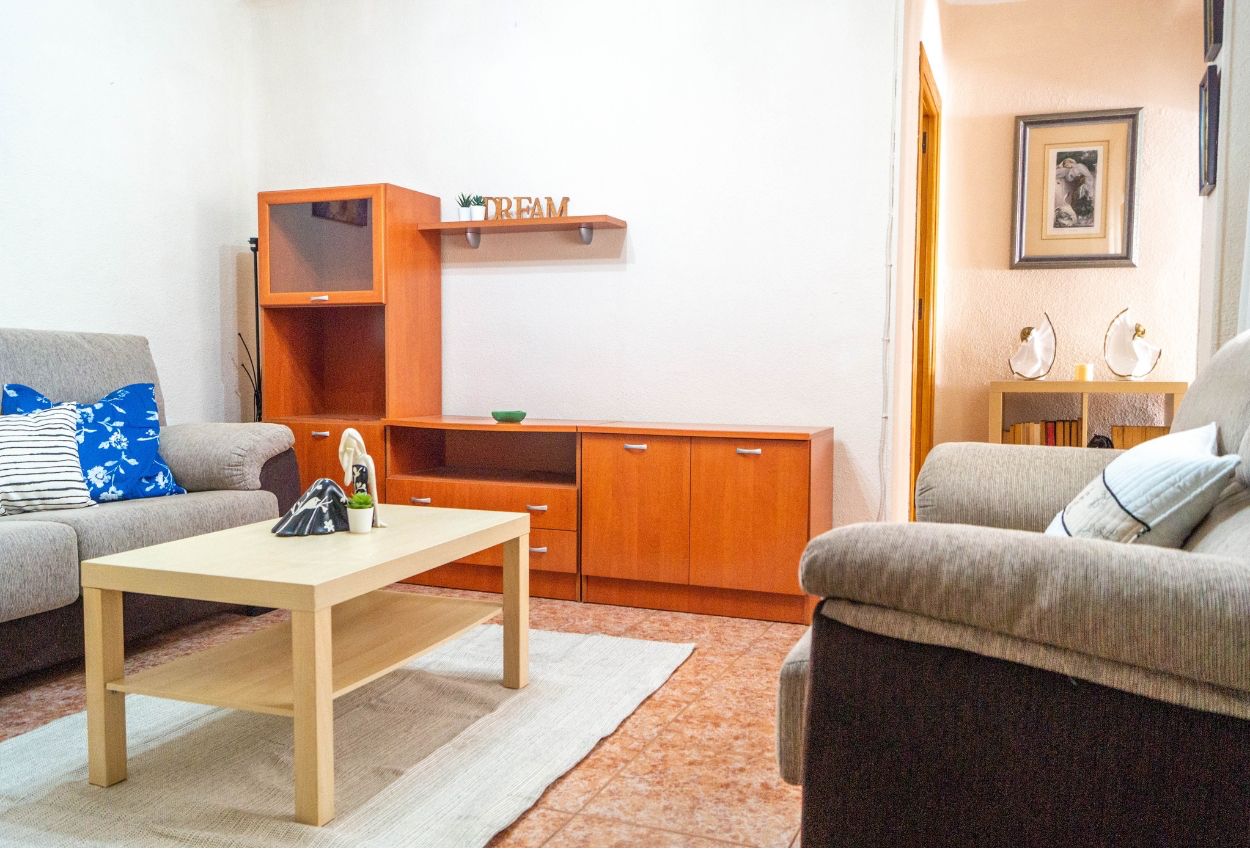Living room of Flat to rent in Málaga Capital  with Furnished, Washing machine and Microwave
