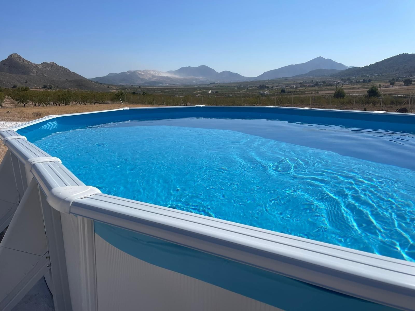 Piscina de Finca rústica en venda en Abanilla amb Aire condicionat, Calefacció i Jardí privat