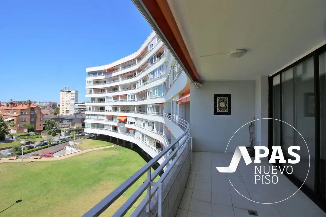 Balcony of Flat for sale in Santander  with Heating, Private garden and Terrace