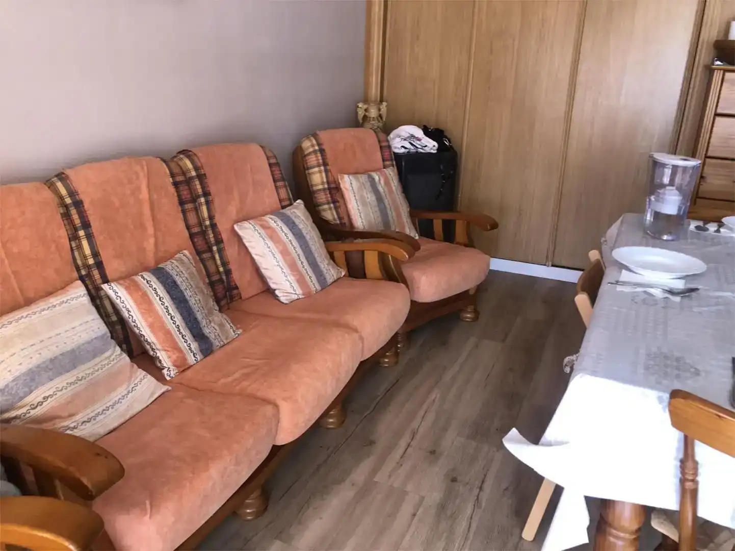 Sala d'estar de Casa adosada en venda en Burriana / Borriana amb Aire condicionat