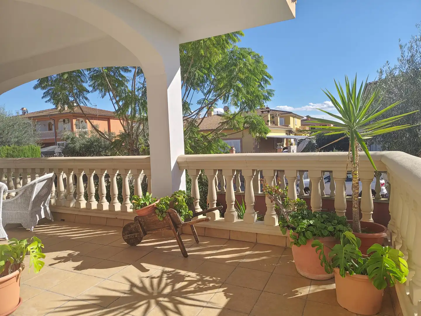 Terrassa de Casa adosada en venda en Marratxí amb Aire condicionat, Calefacció i Jardí privat