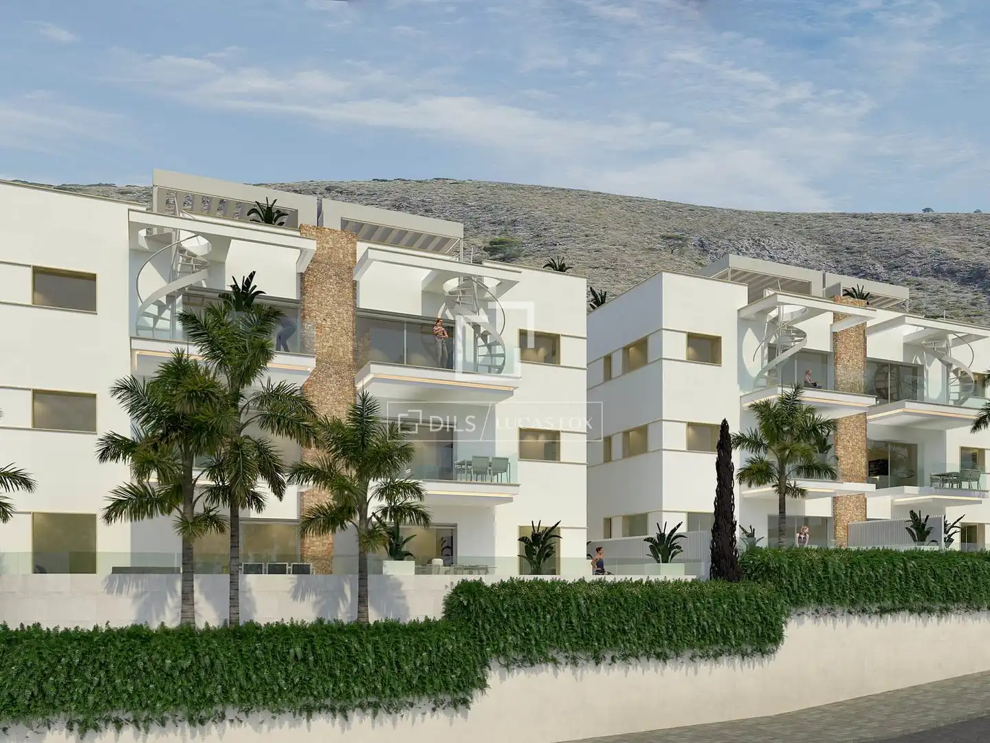 Vista exterior de Piso en venta en Cullera con Aire acondicionado, Terraza y Piscina