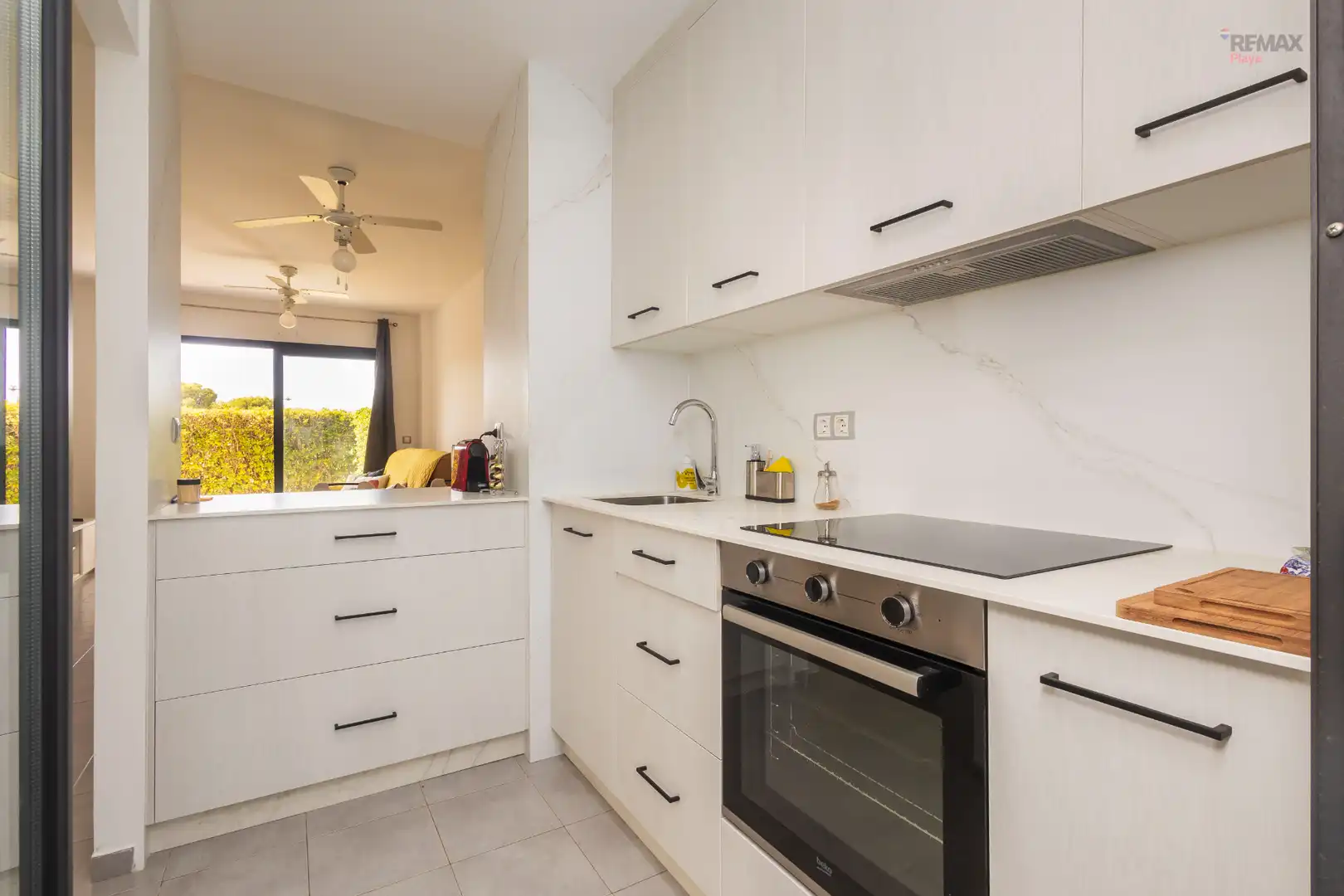 Kitchen of Apartments for sale in Vera  with Air Conditioner, Private garden and Terrace