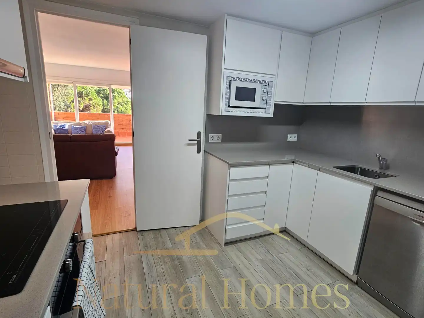 Kitchen of Flat for rent in Sant Vicenç de Montalt  with Heating, Parquet flooring and Terrace