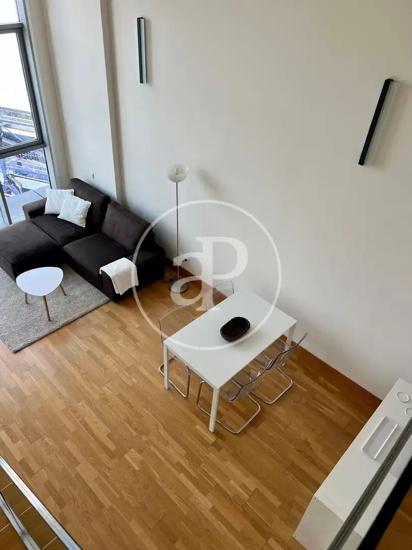 Sala de estar de Loft de alquiler en Valencia con Aire acondicionado y Amueblado