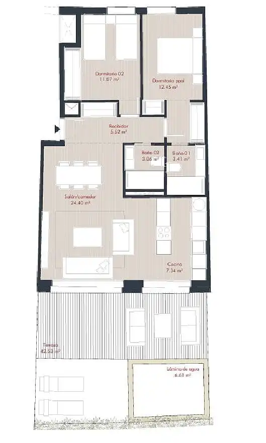 Apartment mit Garten zum Verkauf in El Castillo, imagen 20