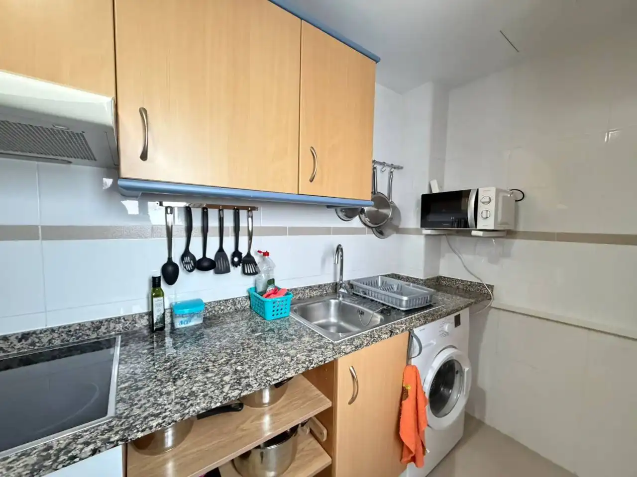 Kitchen of Flat for sale in Castellón de la Plana / Castelló de la Plana  with Heating, Storage room and Furnished