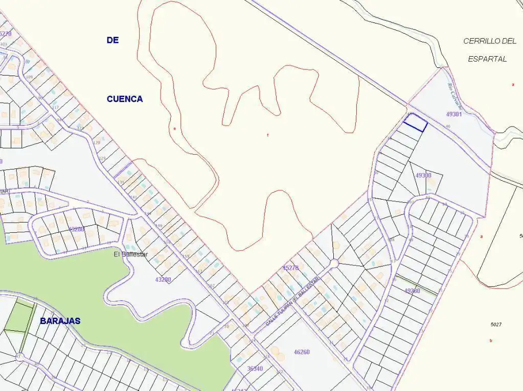 Exterior view of Land for sale in Barajas de Melo