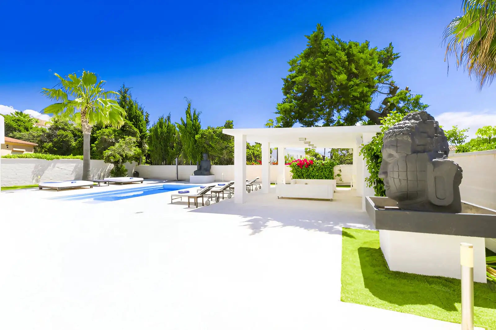 Jardín de Casa o chalet en venta en Marbella con Aire acondicionado, Jardín privado y Terraza