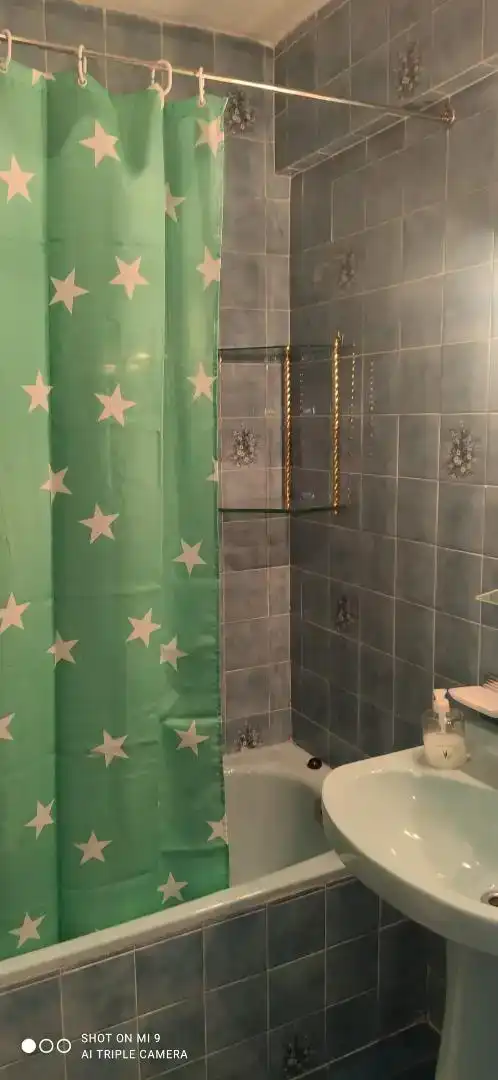 Badezimmer von Wohnung zur Miete in Navaluenga mit Möbliert, Ofen und Waschmaschine