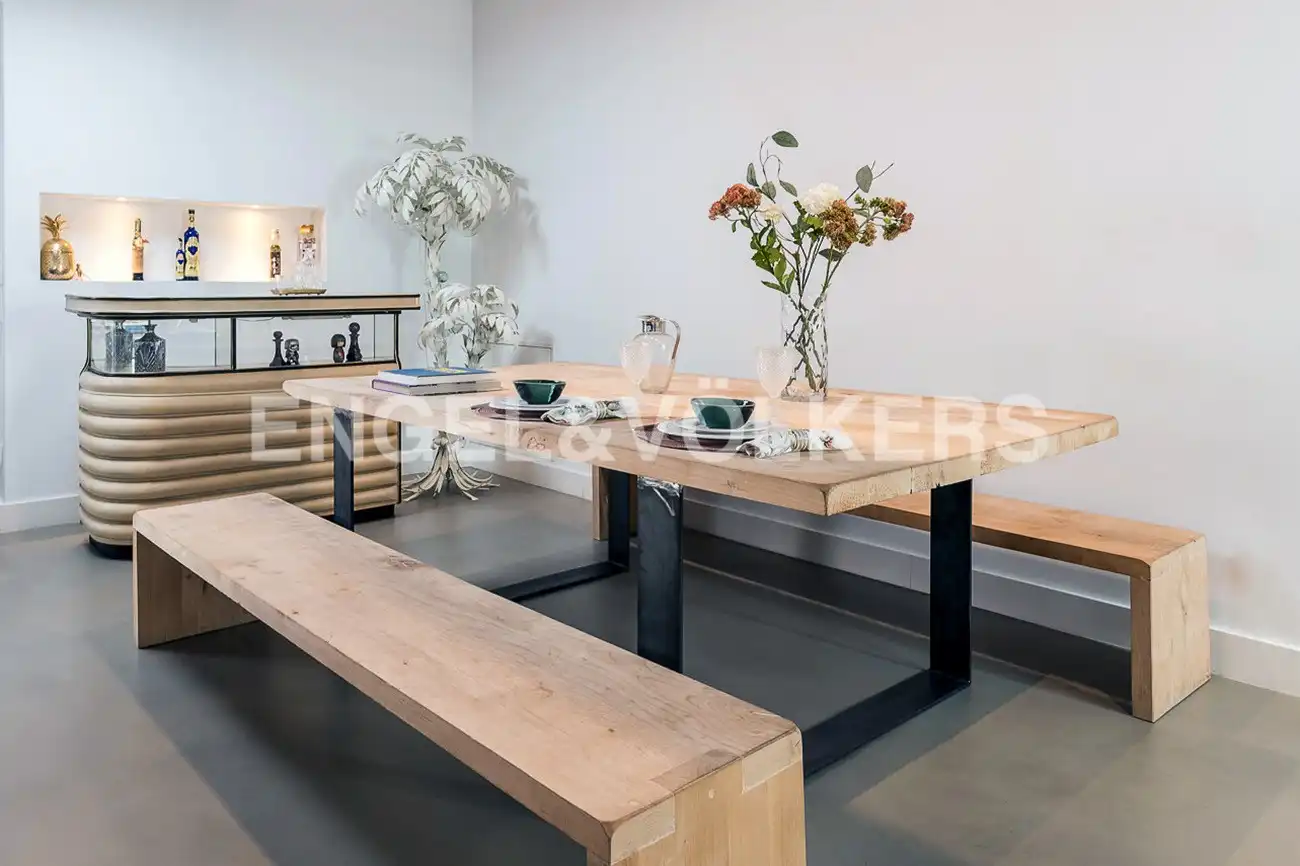 Comedor de Ático de alquiler en Madrid con Aire acondicionado, Calefacción y Terraza