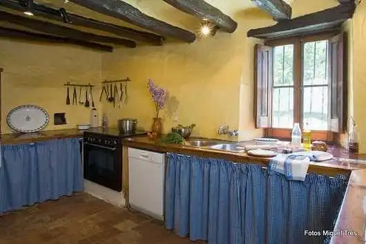 Cocina de Finca rústica en venta en Sant Sadurní d'Anoia con Aire acondicionado, Jardín privado y Terraza
