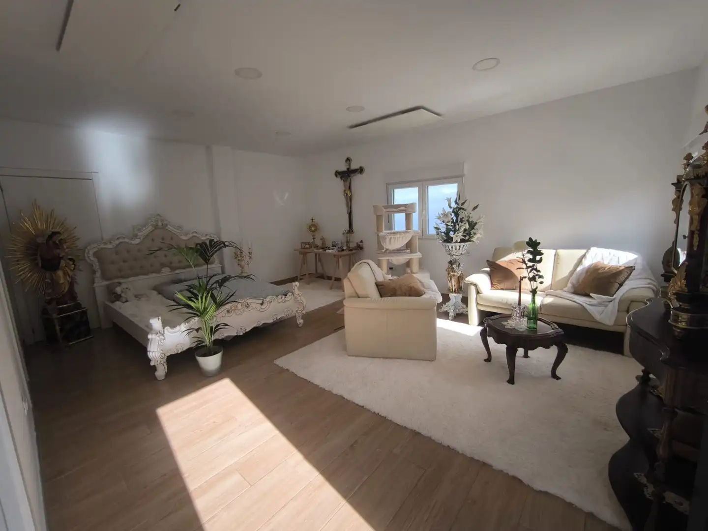 Sala d'estar de Casa o xalet en venda en La Orotava amb Jardí privat, Terrassa i Moblat
