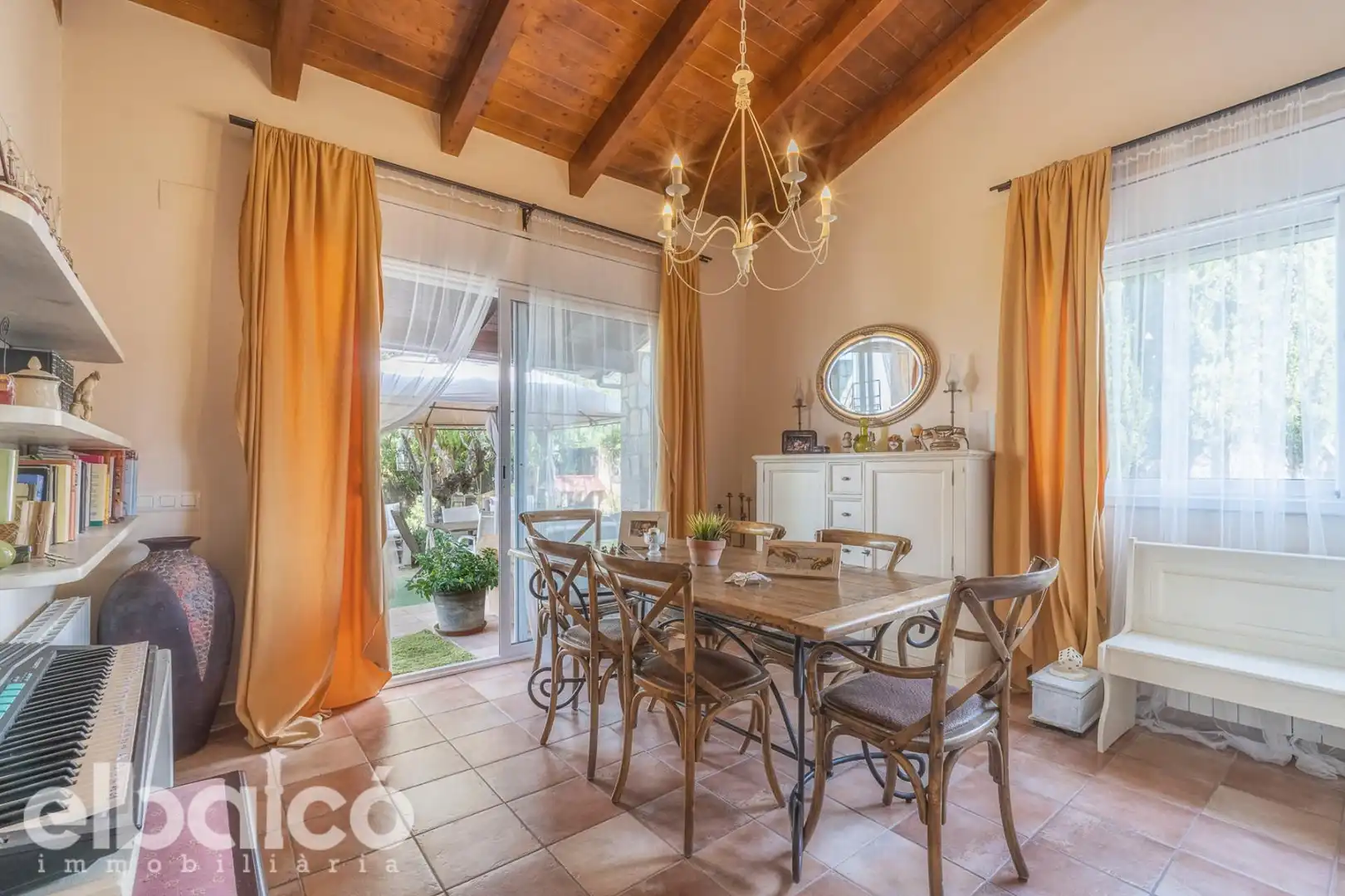 Esszimmer von Haus oder Chalet zum Verkauf in La Pobla de Montornès   mit Privatgarten, Terrasse und Abstellraum