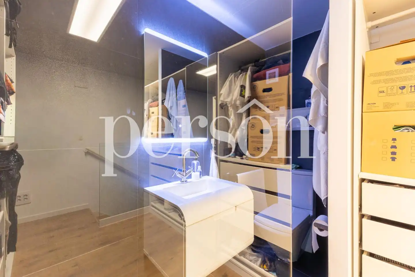 Badezimmer von Maisonette zum Verkauf in Valencia mit Klimaanlage, Terrasse und Gemeinschaftspool