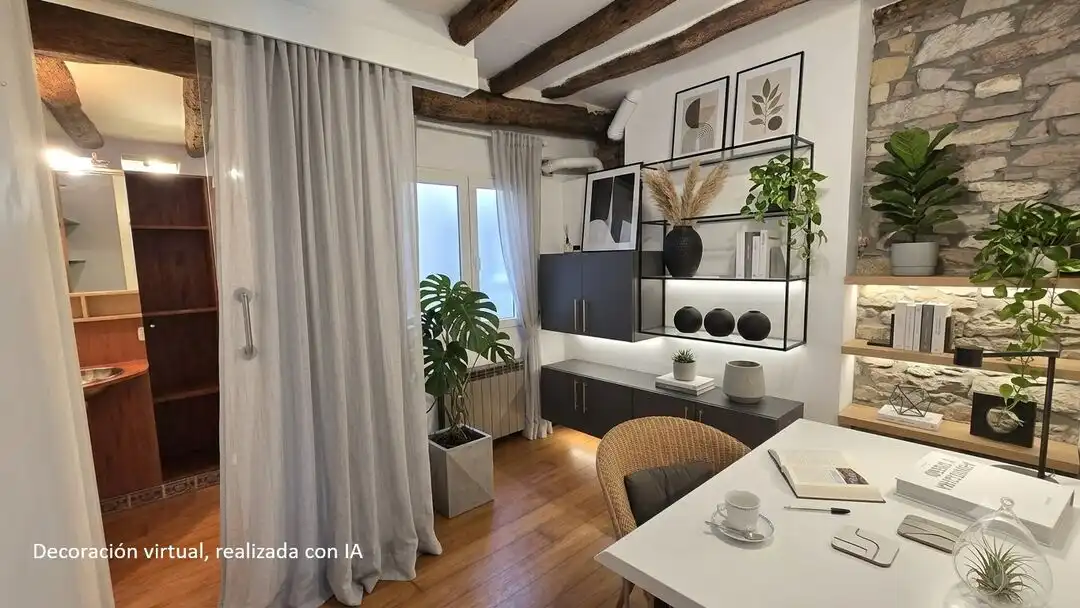 Sala de estar de Piso en venta en Donostia - San Sebastián  con Calefacción