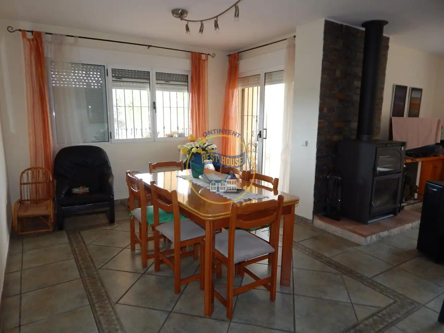 Comedor de Casa o chalet en venta en Bocairent con Calefacción, Jardín privado y Terraza