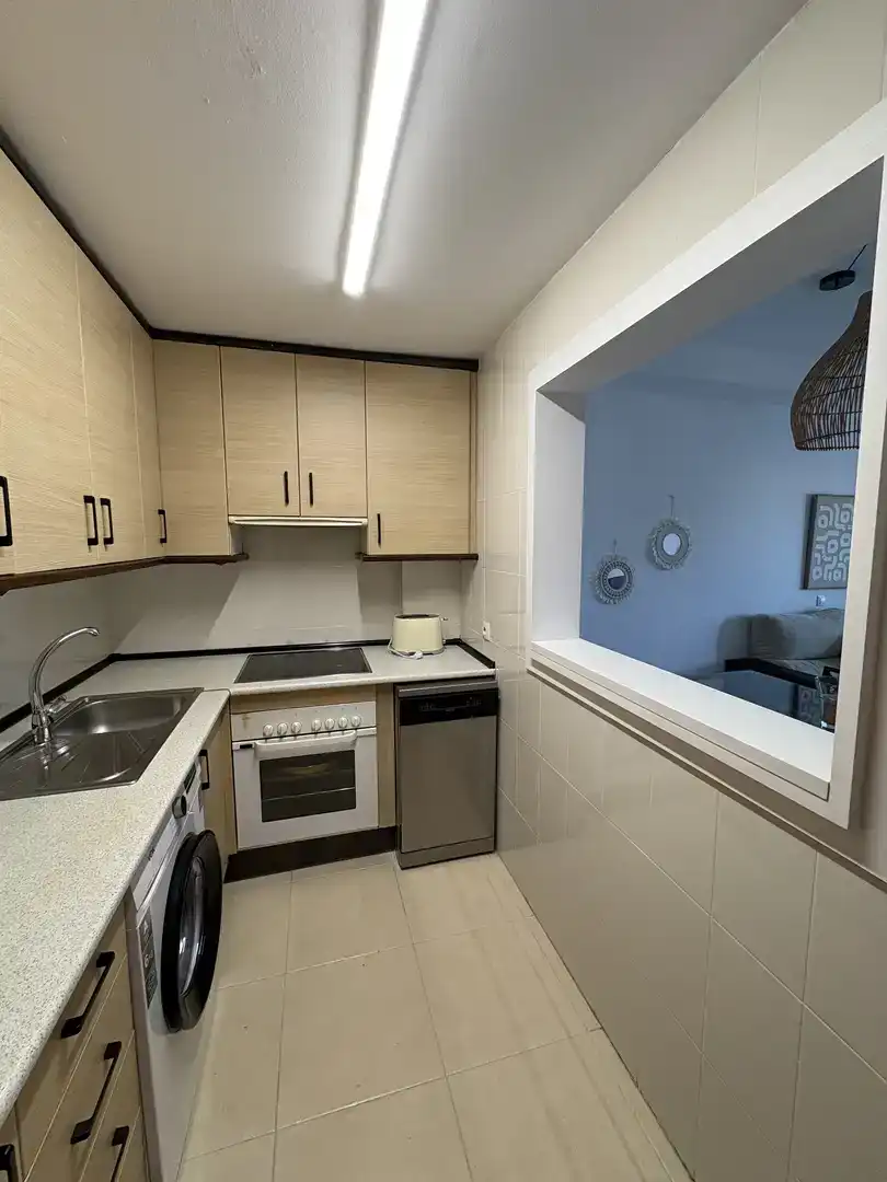 Küche von Wohnung zur Miete in Carboneras mit Klimaanlage, Schwimmbad und Möbliert