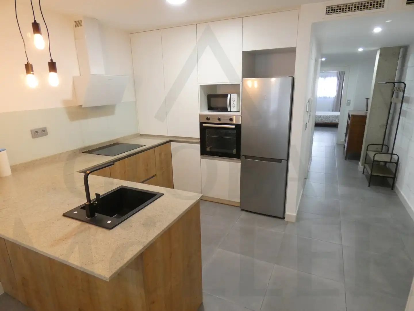 Küche von Wohnung zur Miete in Cartagena mit Klimaanlage, Heizung und Möbliert