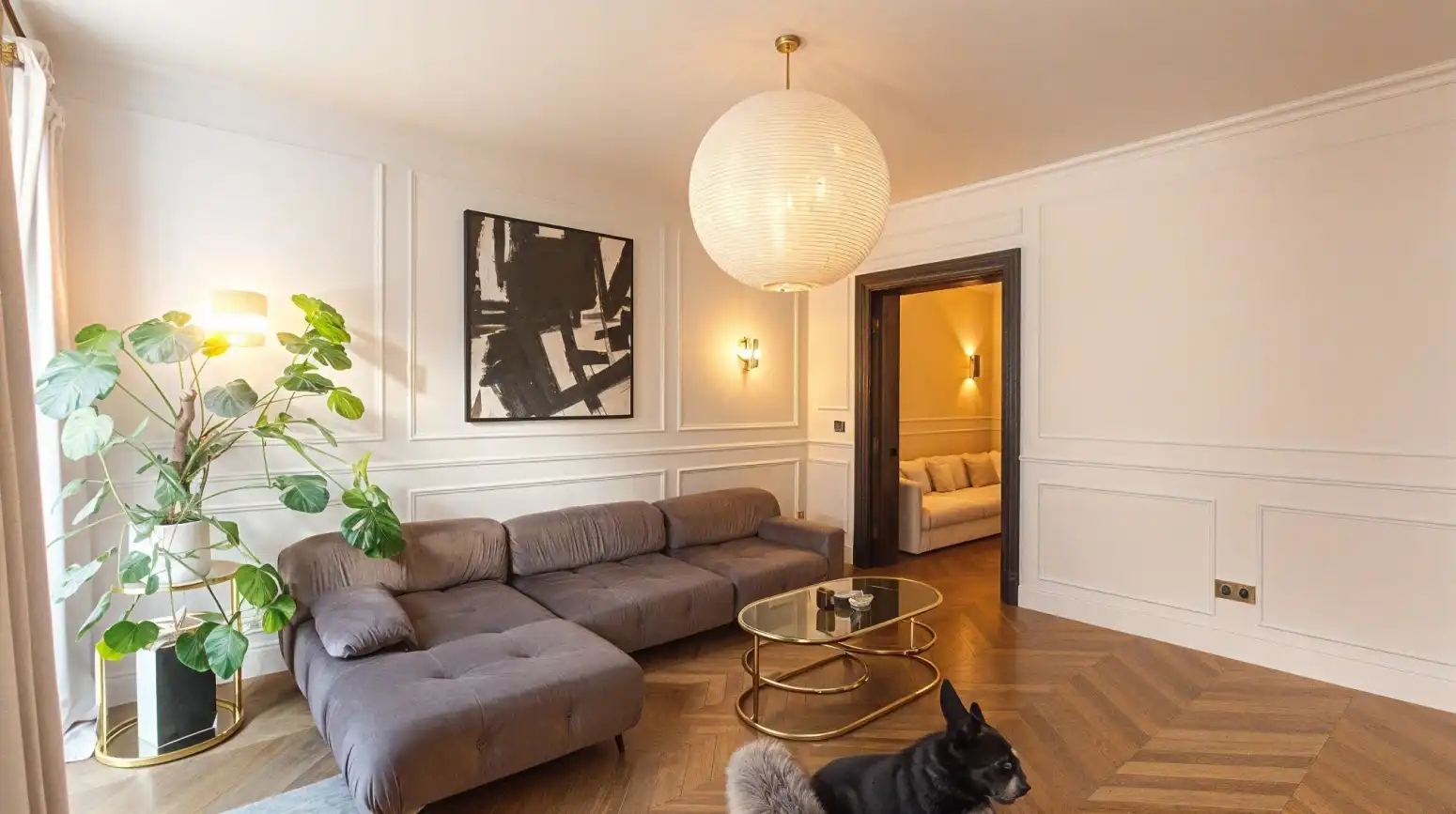 Wohnzimmer von Dachboden zum Verkauf in  Palma de Mallorca mit Klimaanlage, Heizung und Terrasse