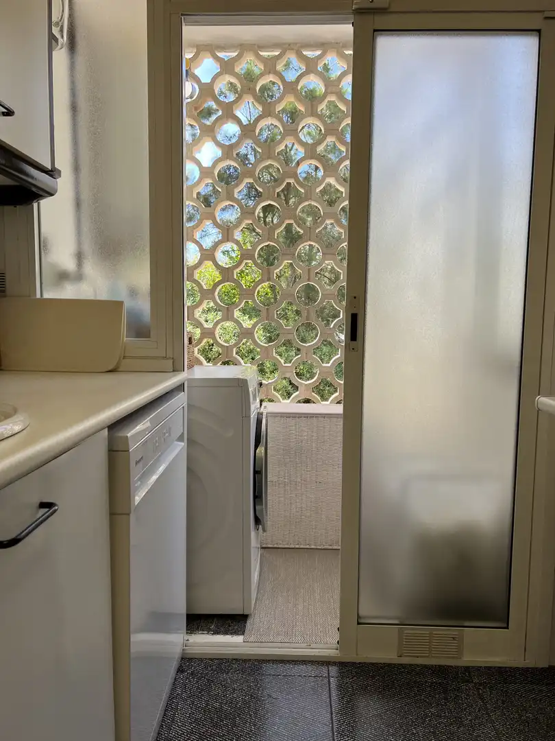 Terrasse von Wohnung zur untervermieten in Gavà mit Klimaanlage, Privatgarten und Terrasse