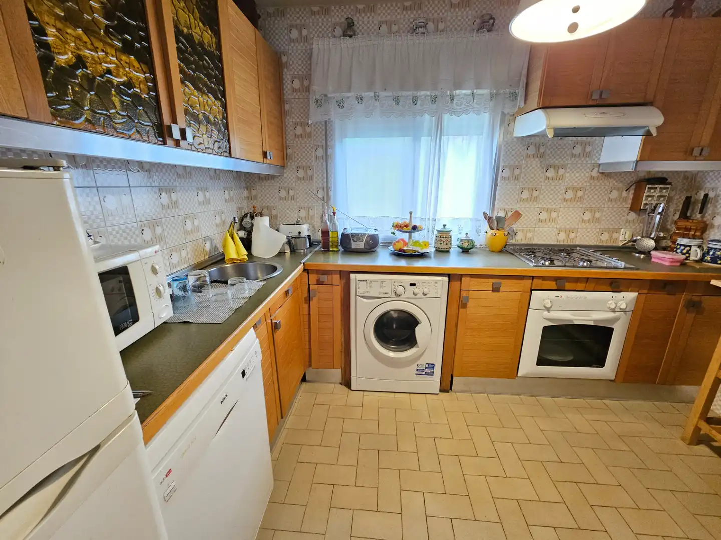 Küche von Haus oder Chalet zum Verkauf in Cabanillas de la Sierra mit Heizung, Privatgarten und Terrasse