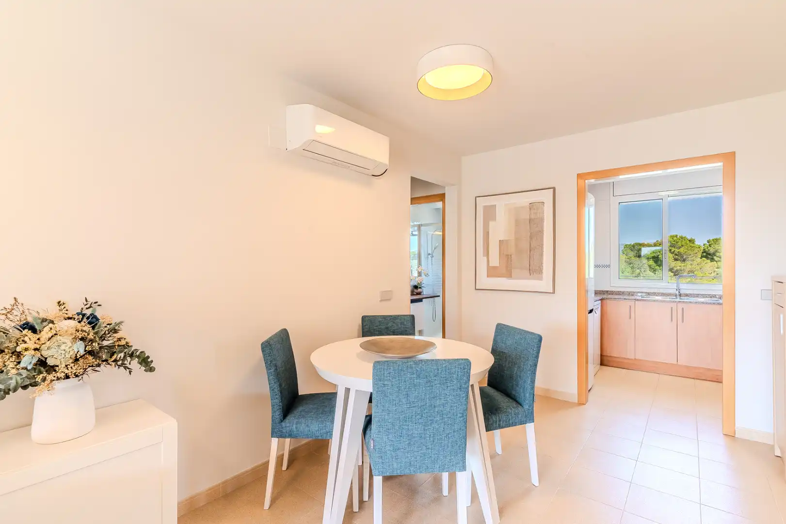 Comedor de Piso en venta en L'Ampolla con Aire acondicionado, Calefacción y Jardín privado