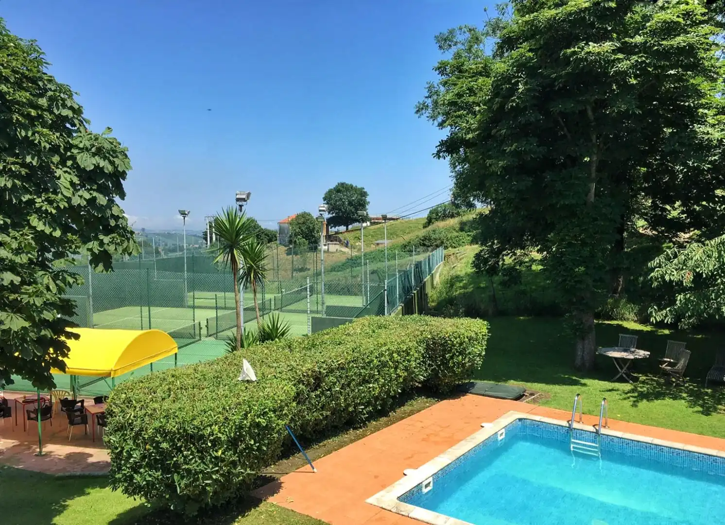 Swimming pool of Houses for sale in Torrelavega   with Heating, Parquet flooring and Terrace